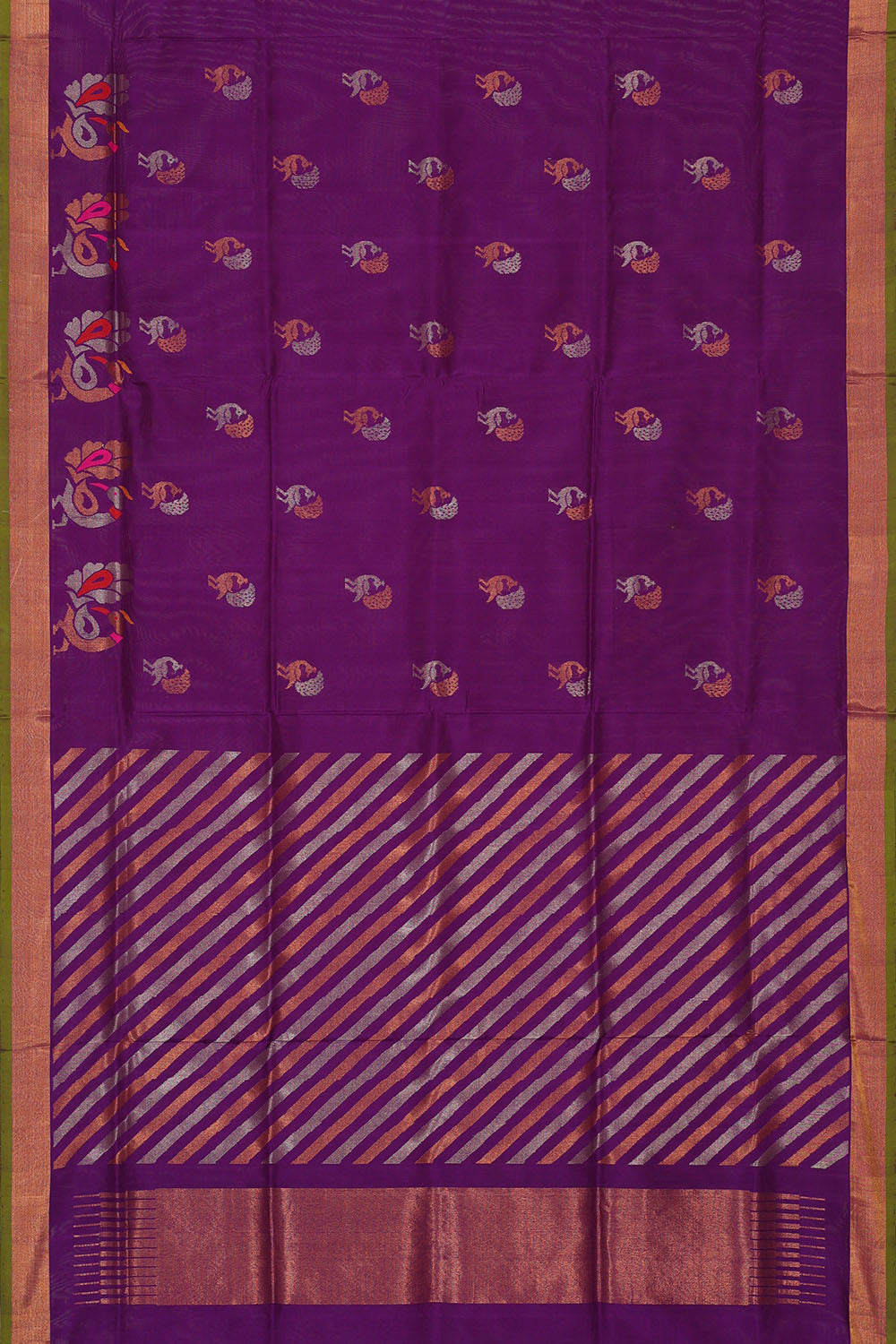 Image of Purple Uppada Silk Saree