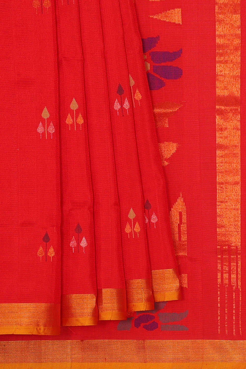 Image of Red Uppada Silk Saree