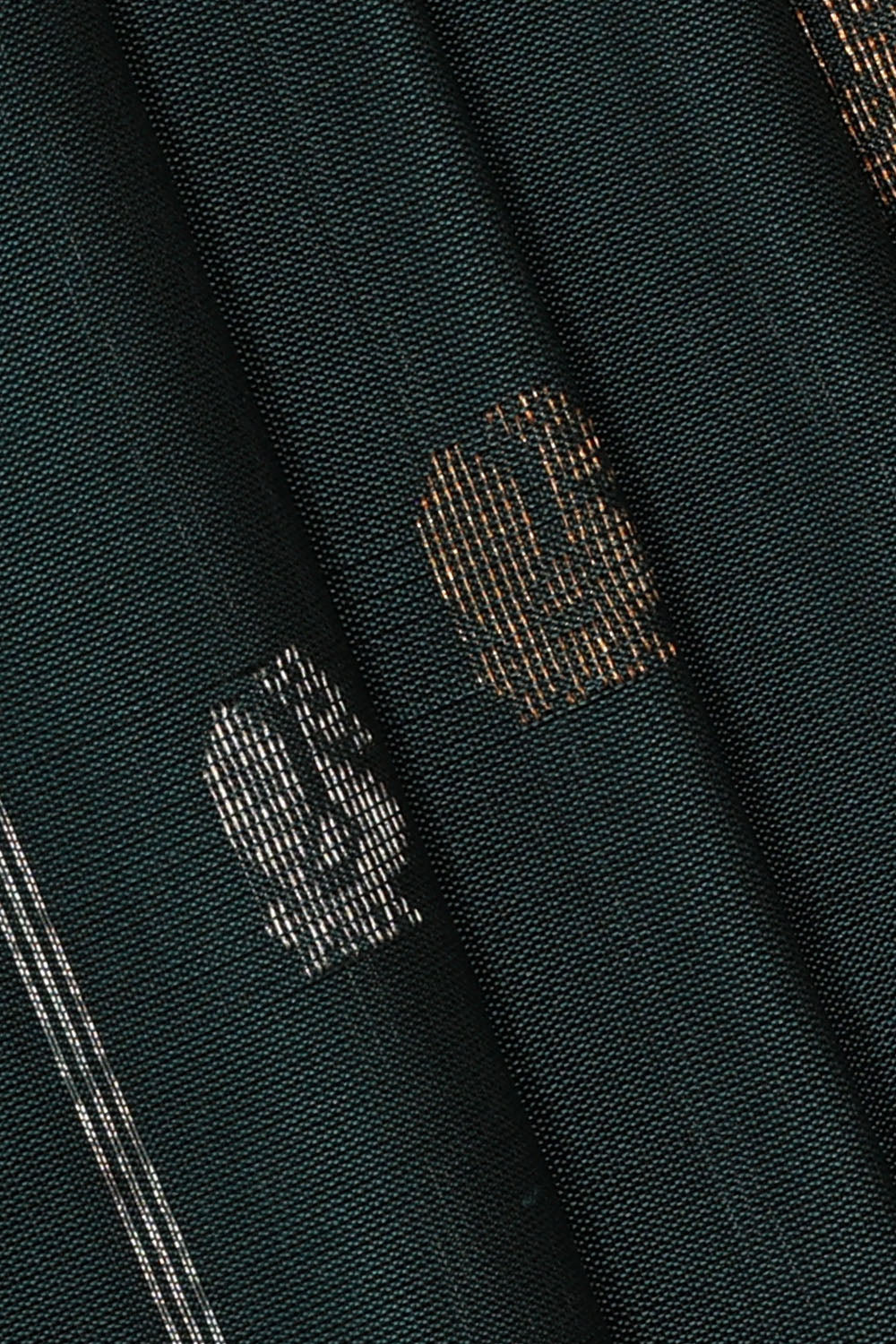 Image of Bottle-Green Uppada Silk Saree