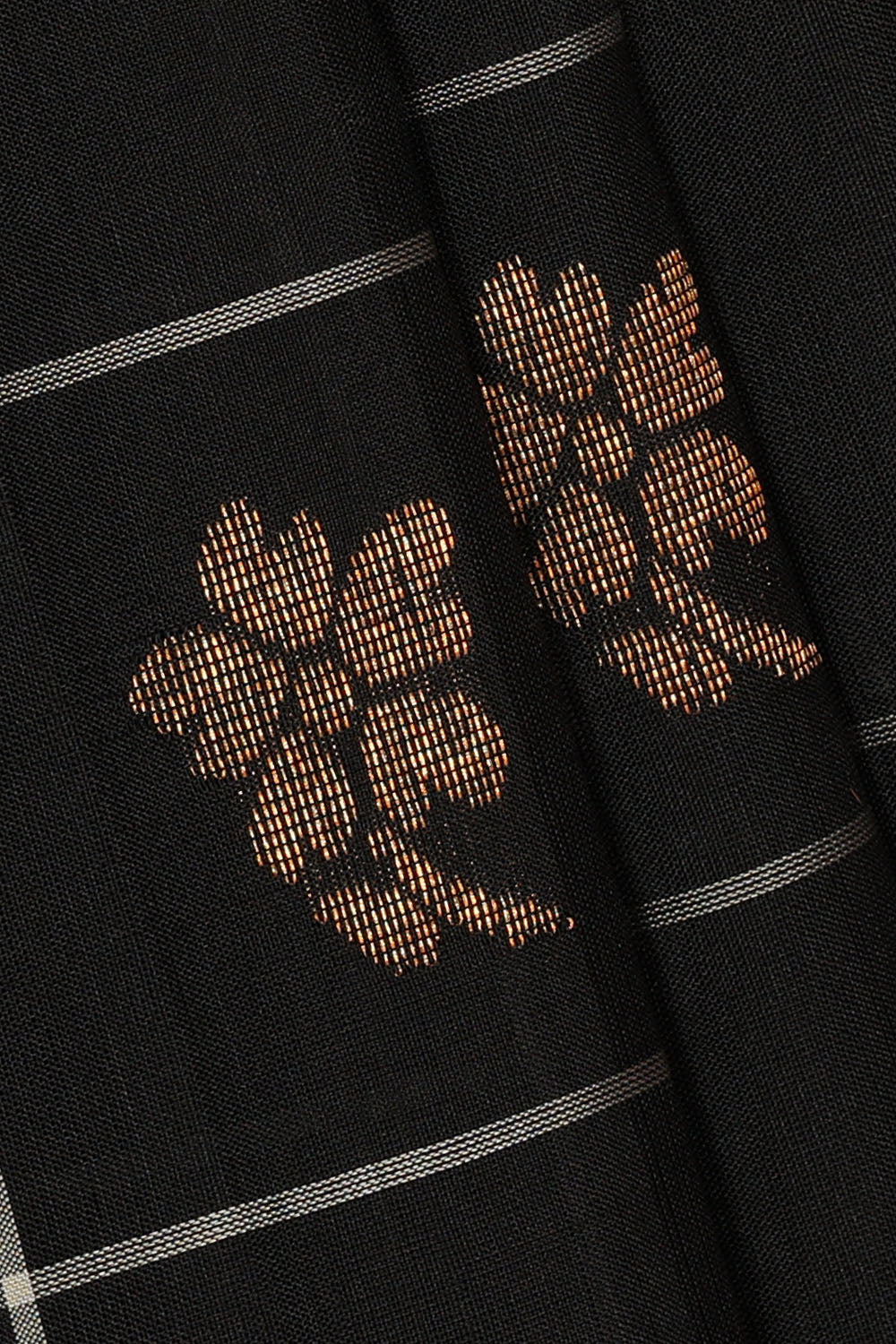 Image of Black Uppada Silk Saree