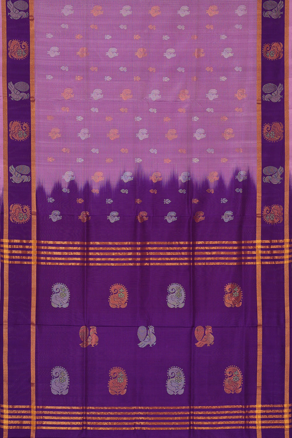 Image of Lavender Uppada Silk Saree