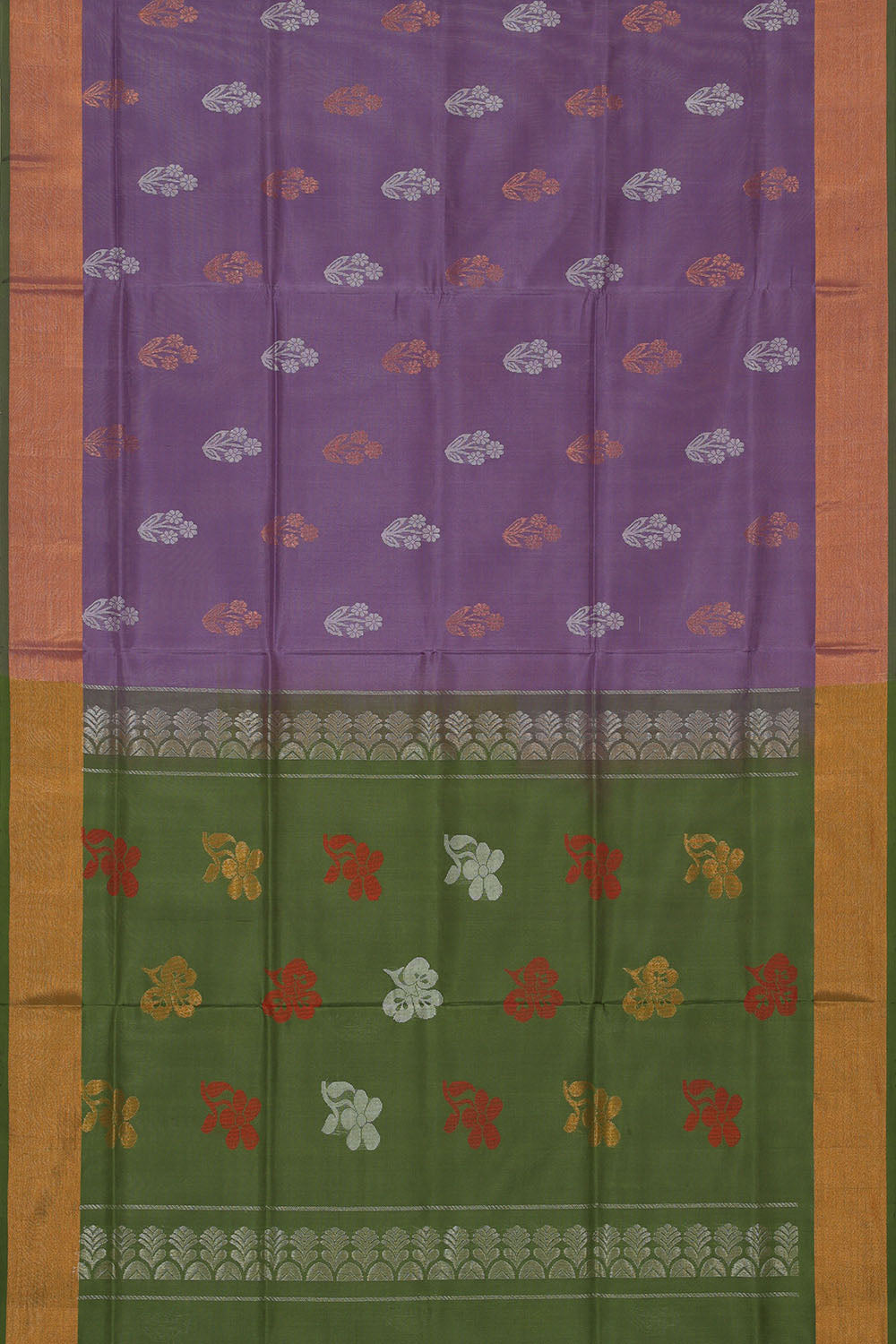 Image of Lavender Uppada Silk Saree