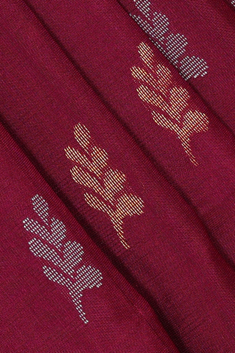 Image of Maroon Uppada Silk Saree