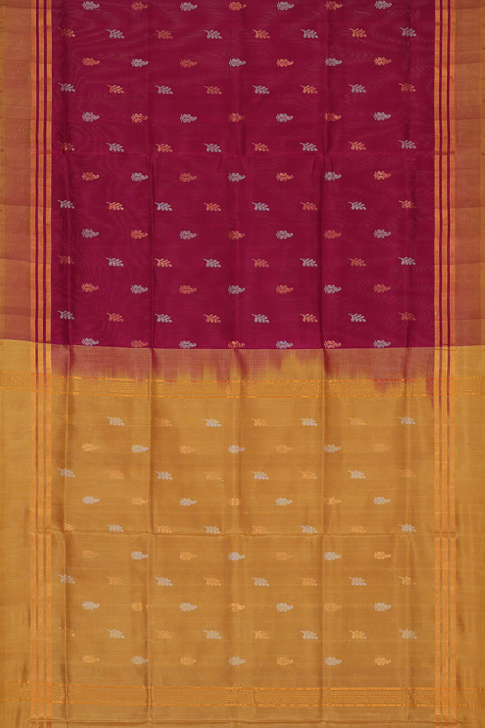 Image of Maroon Uppada Silk Saree