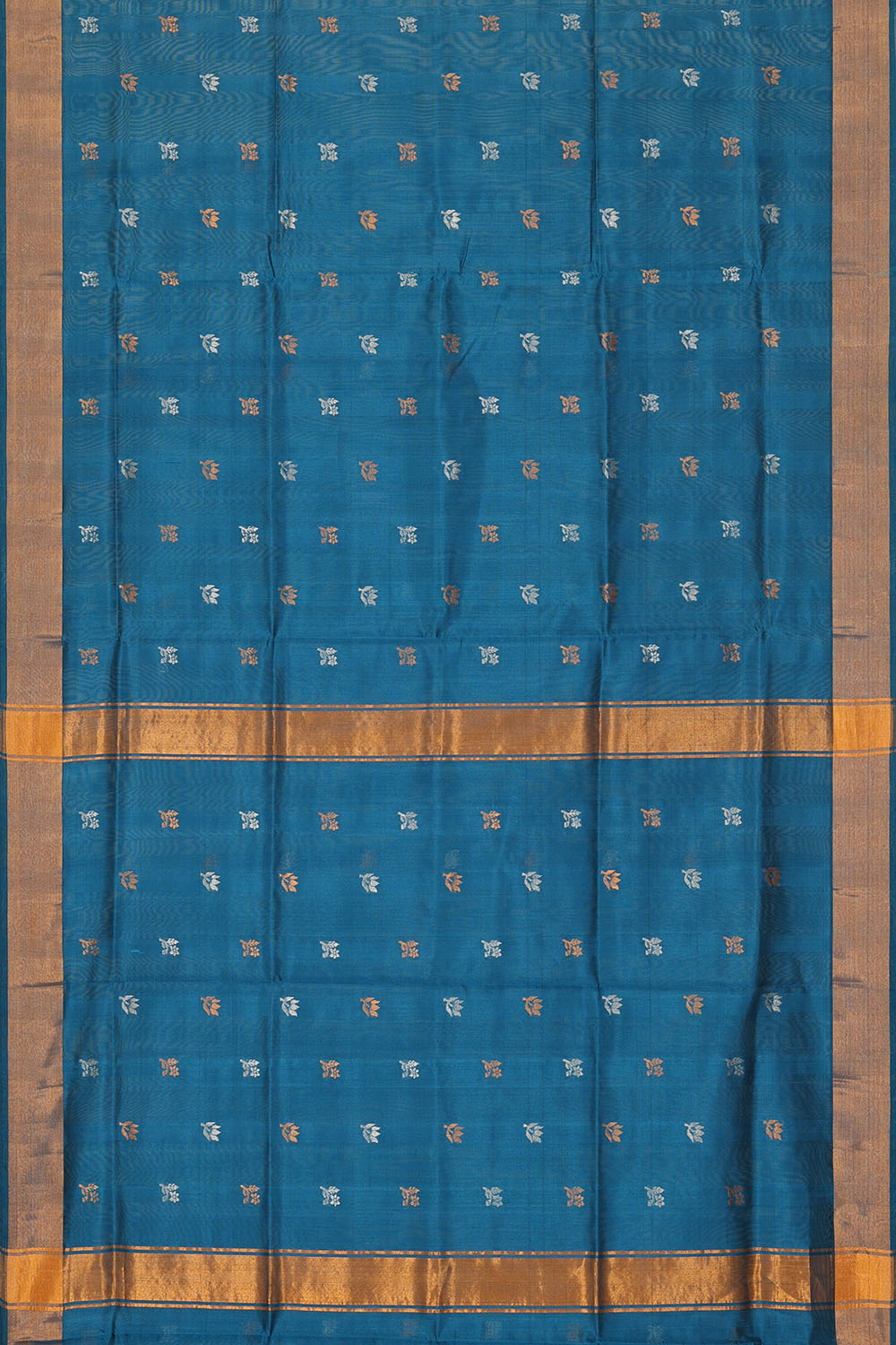 Image of Blue Uppada Silk Saree