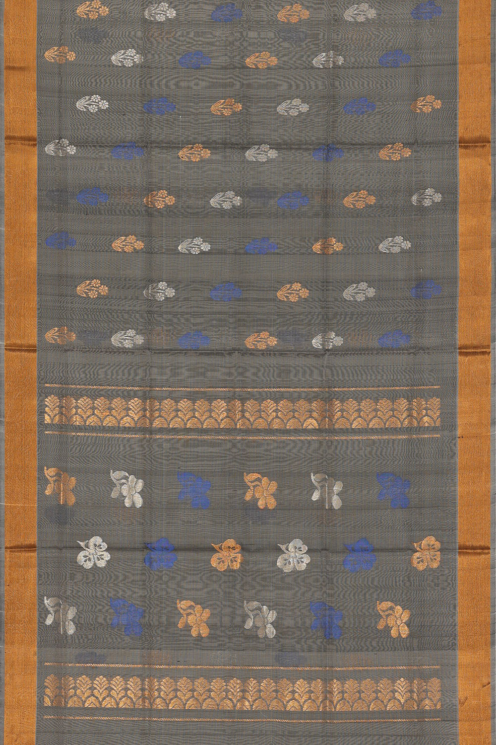 Image of Grey Uppada Silk Saree
