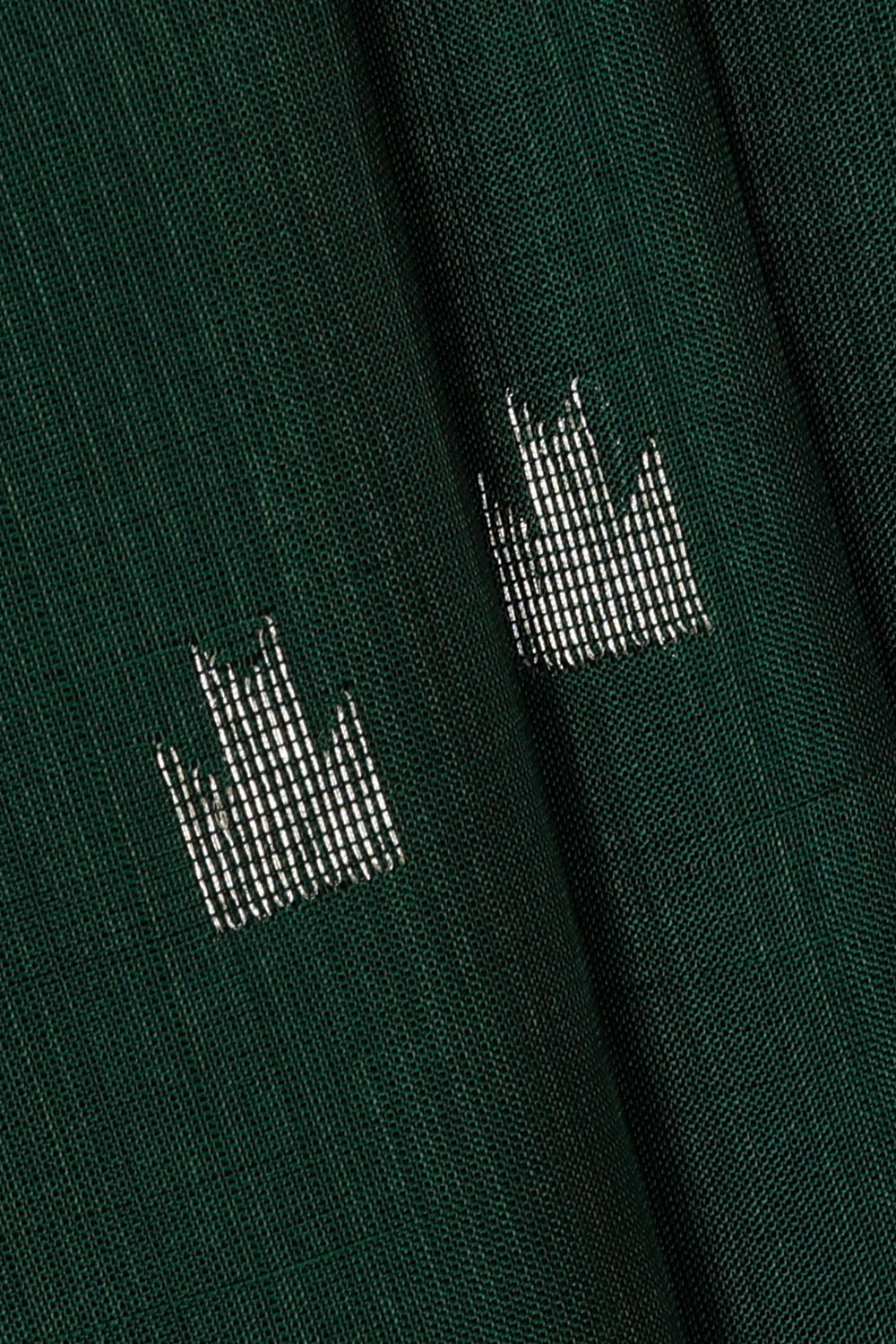 Image of Bottle-Green Uppada Silk Saree