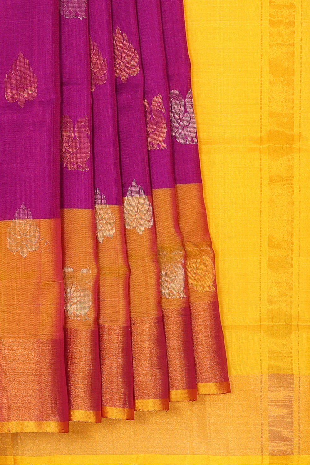 Image of Purple Uppada Silk Saree