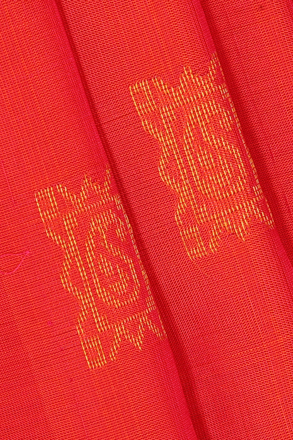 Image of Orange Uppada Silk Saree