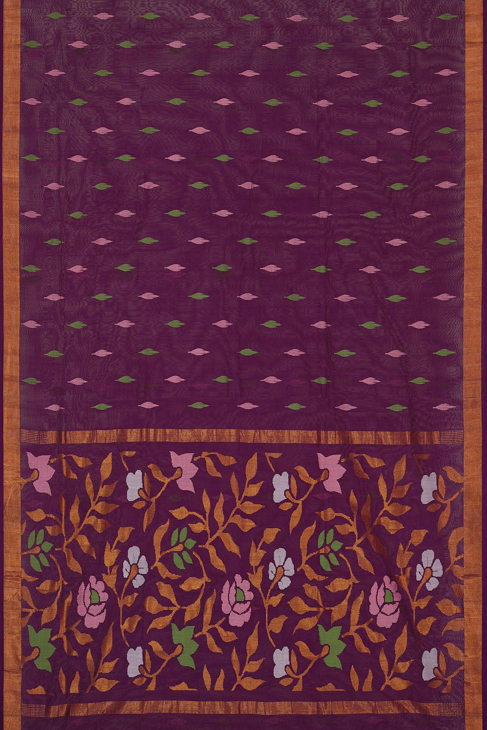 Image of Purple Uppada Cotton Saree