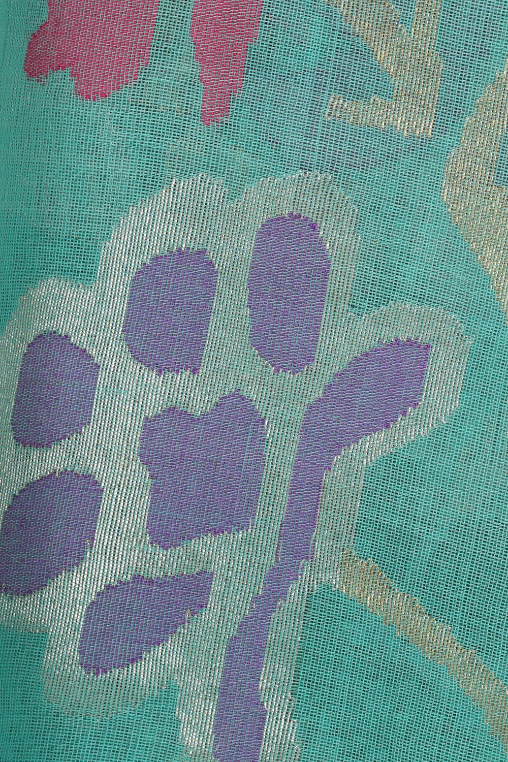 Image of Sky-Blue Uppada Cotton Saree