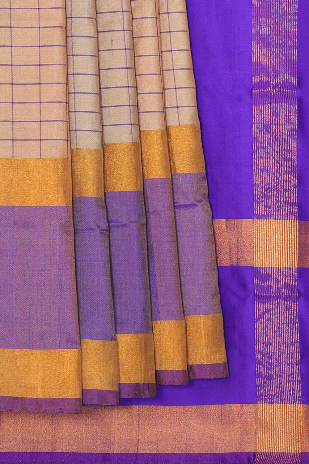 Image of Beige Uppada Silk Saree