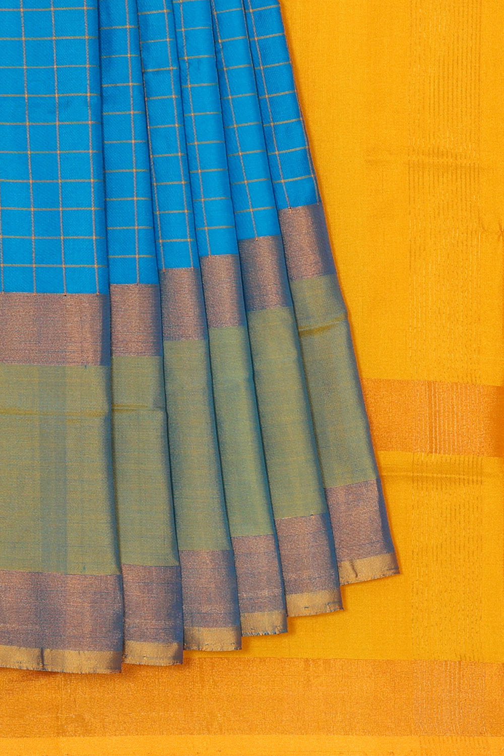 Image of Blue Uppada Silk Saree