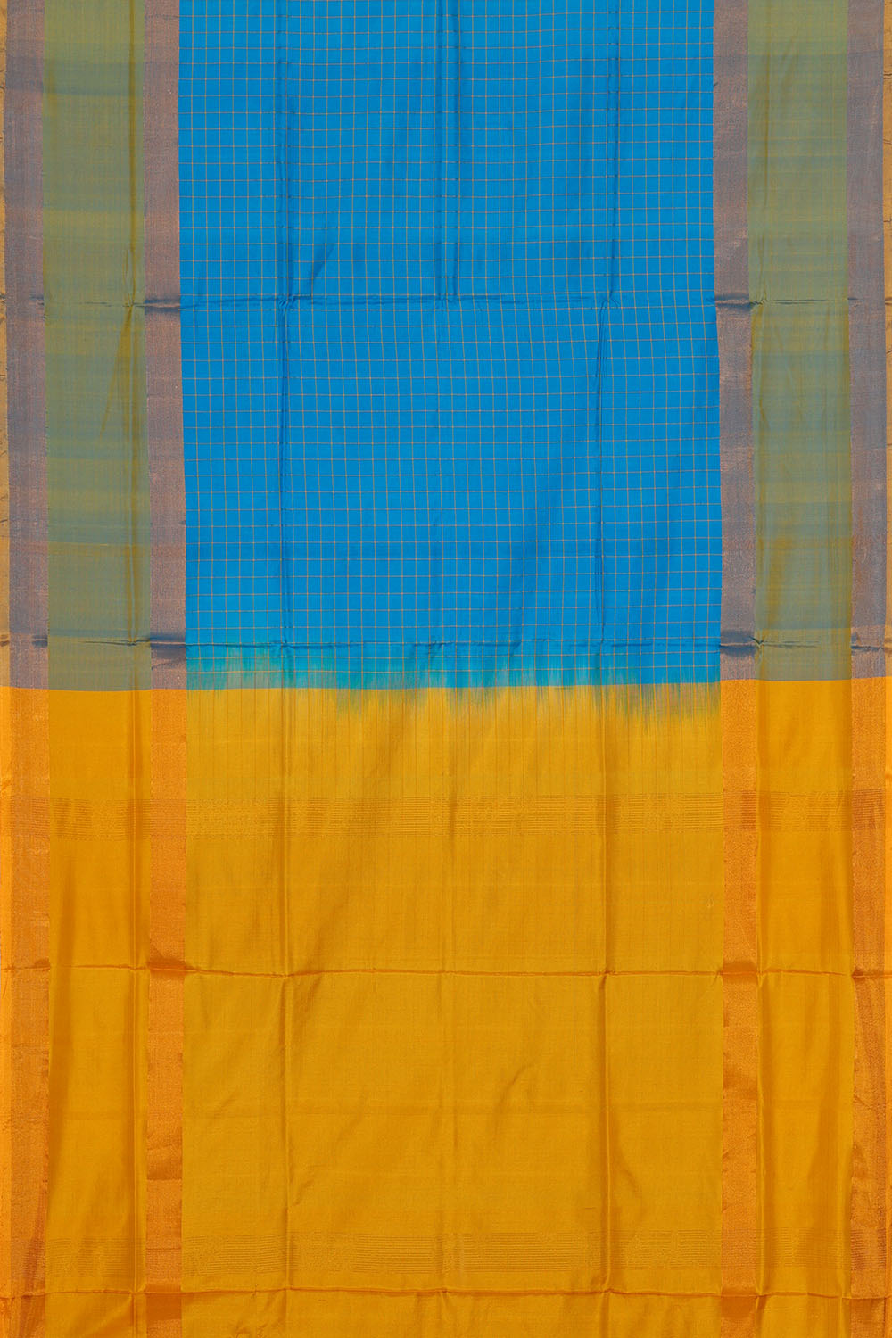 Image of Blue Uppada Silk Saree