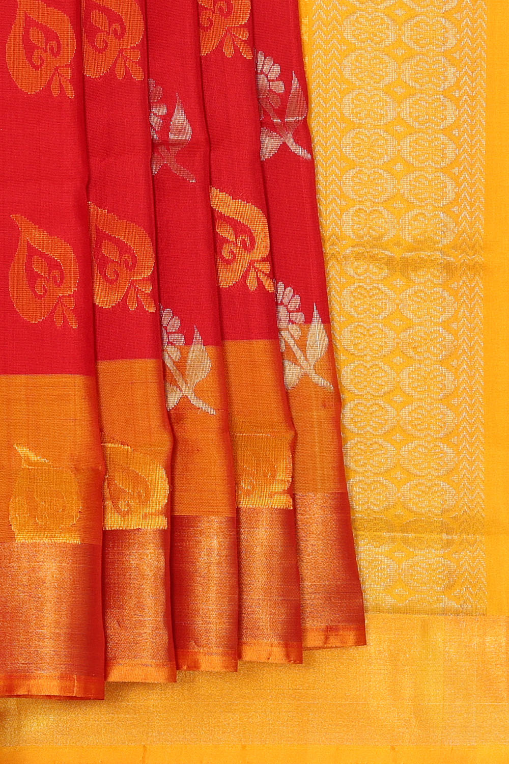Image of Red Uppada Silk Saree
