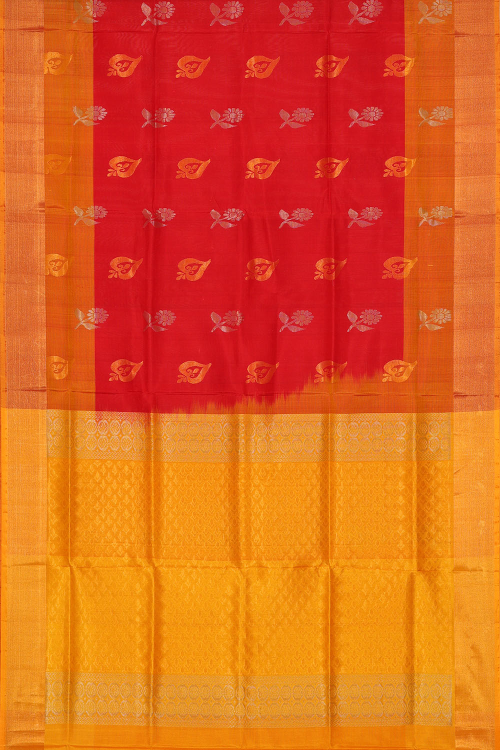 Image of Red Uppada Silk Saree