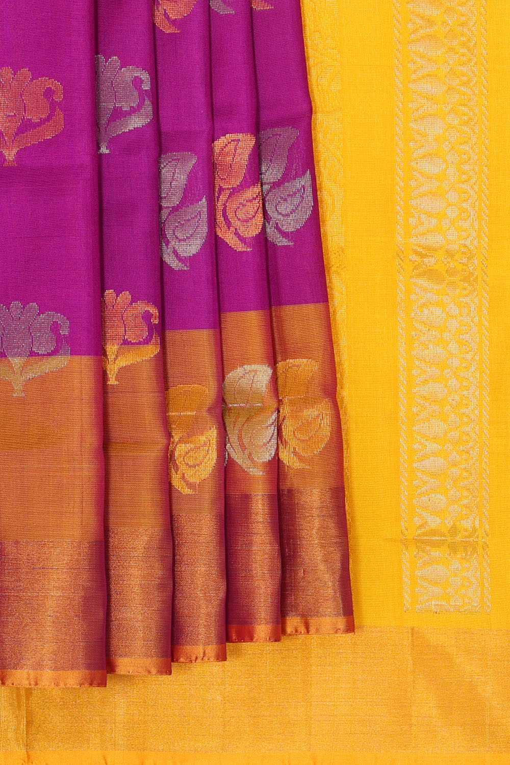 Image of Purple Uppada Silk Saree