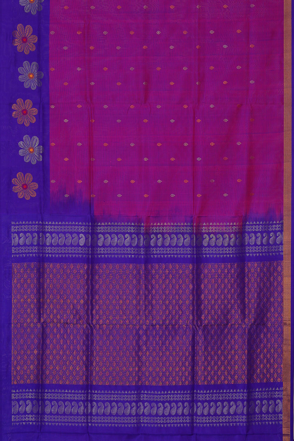Image of Purple Uppada Silk Saree
