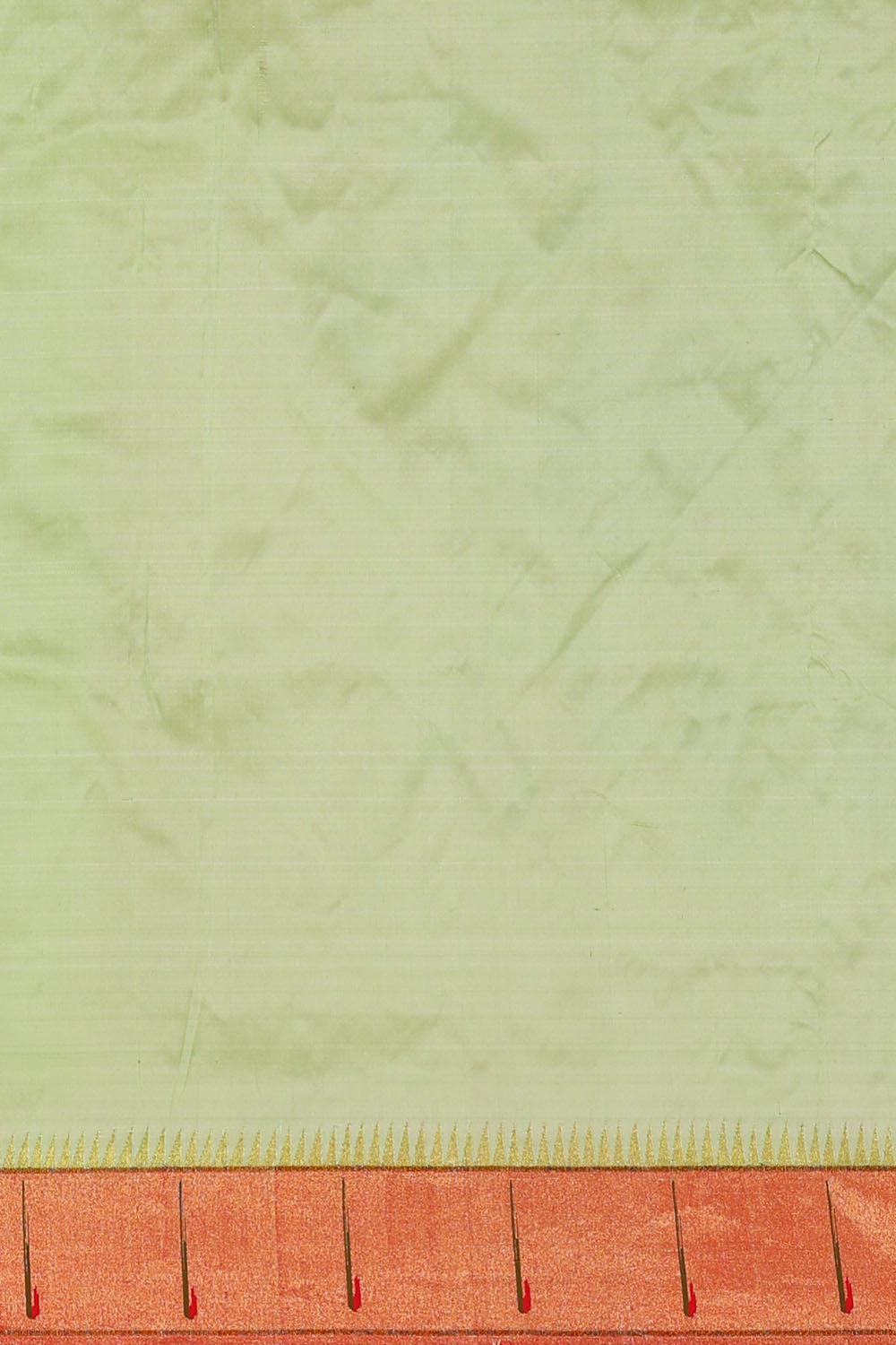 Image of Pista-Green Paithani Silk Saree