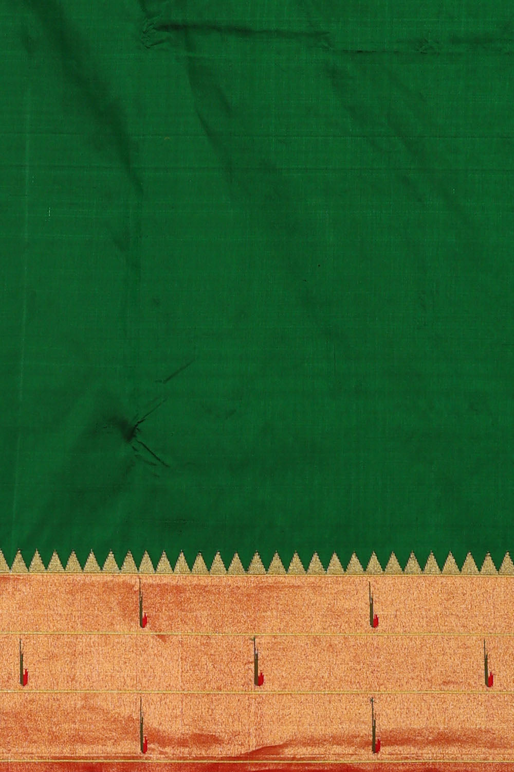 Image of Green Paithani Silk Saree