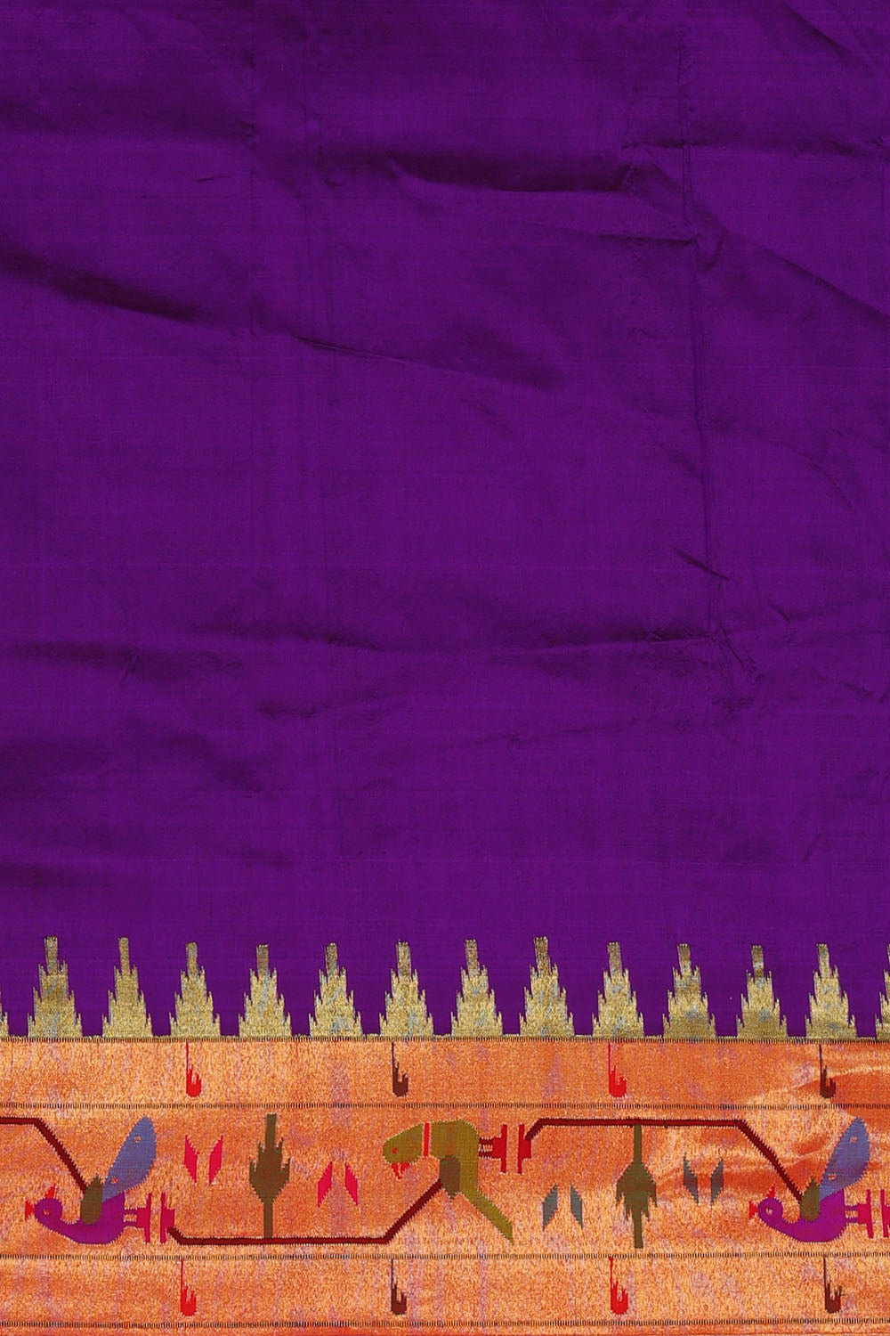 Image of Purple Paithani Silk Saree