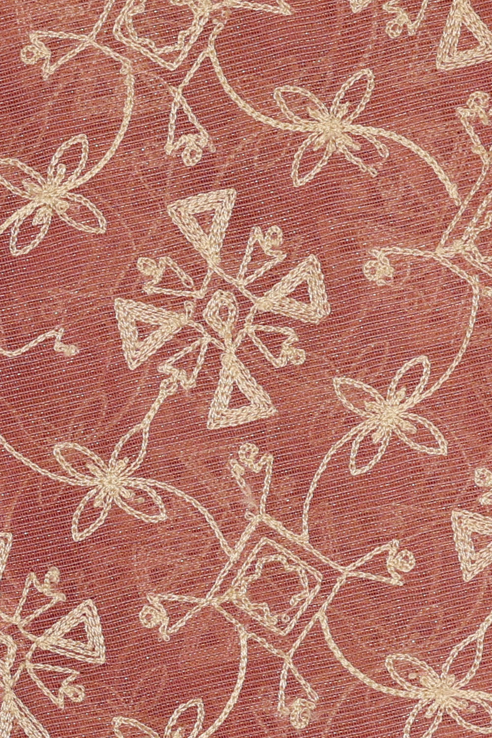 Image of Pink Silk Embroidery Saree