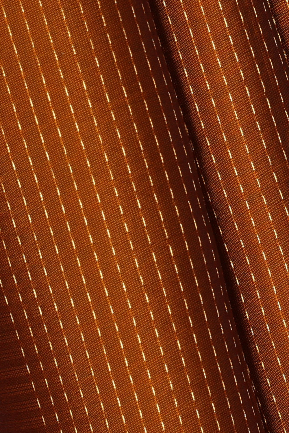 Image of Mustard-Brown South Silk Saree