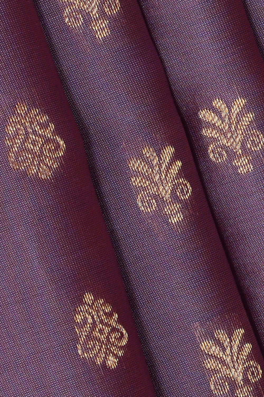 Image of Mauve-Purple South Silk Saree