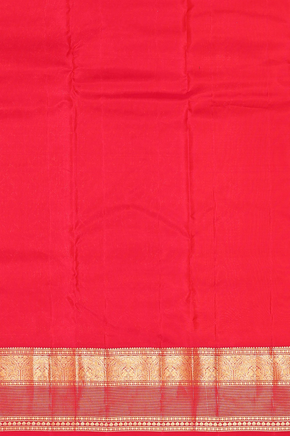 Image of Orange South Silk Saree