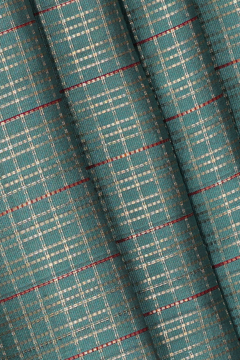 Image of Aqua-Blue South Silk Saree