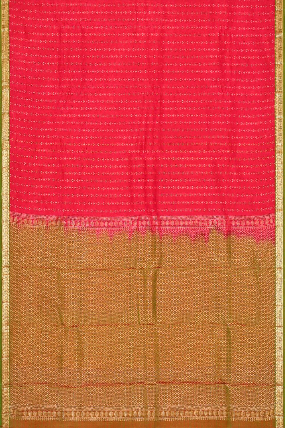 Image of Red South Silk Saree