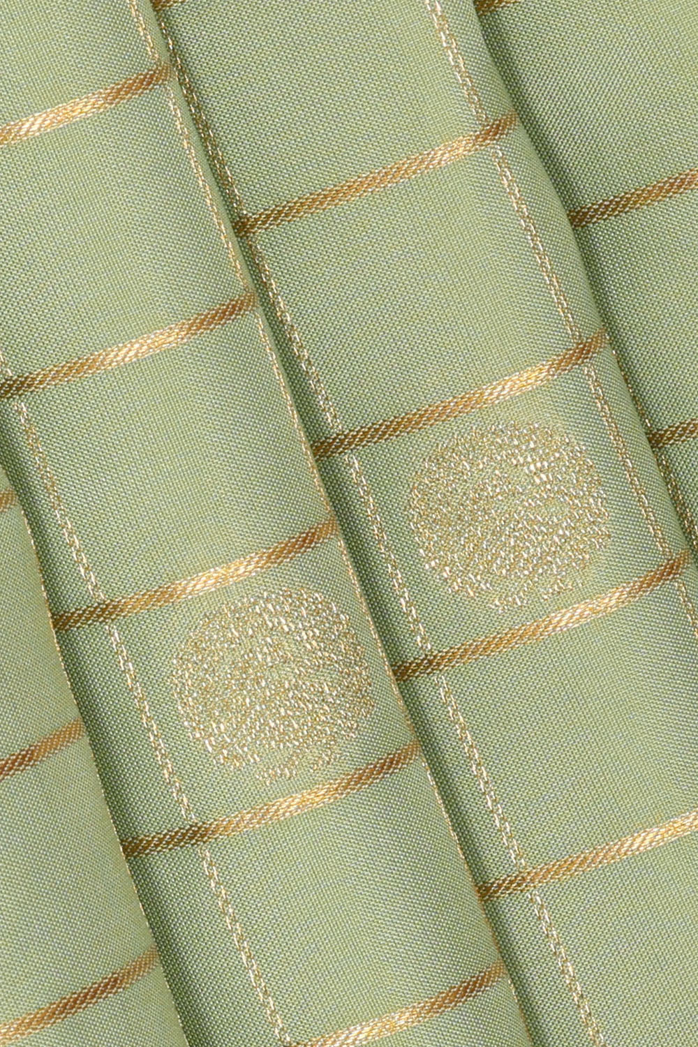 Image of Aqua-Green South Silk Kattam Saree