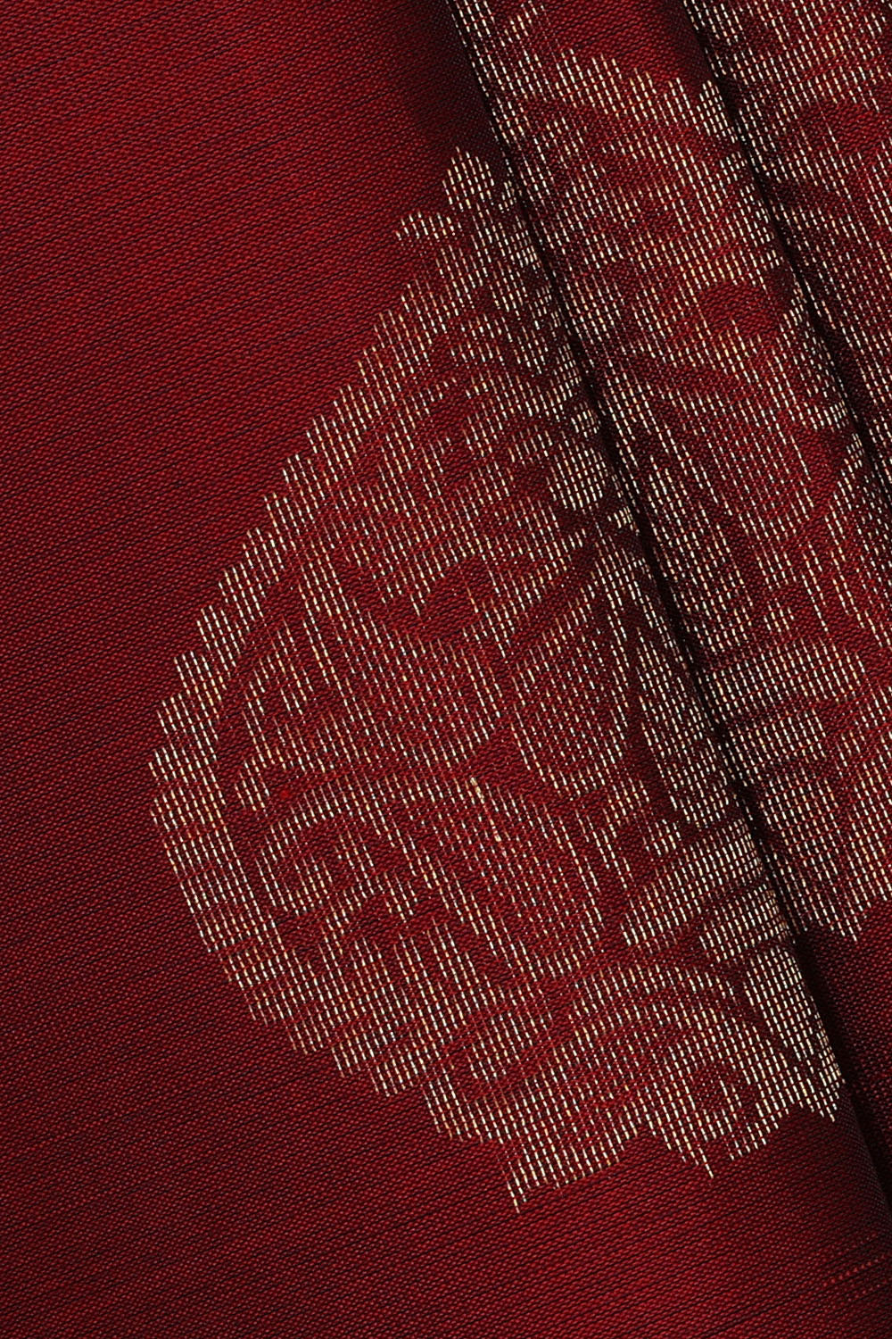 Image of Maroon South Silk Saree