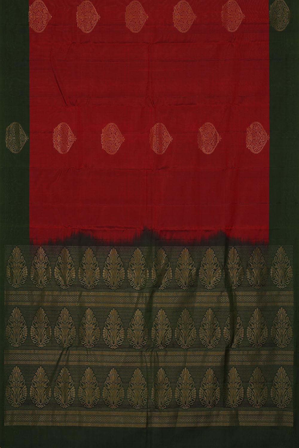 Image of Maroon South Silk Saree