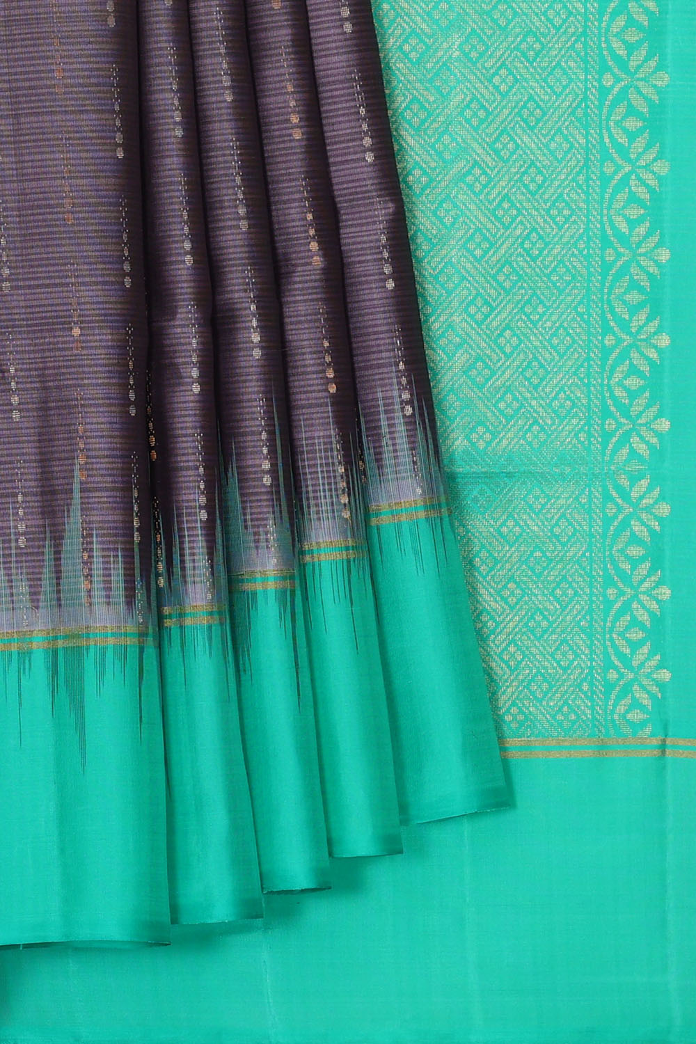 Image of Grey South Silk Saree