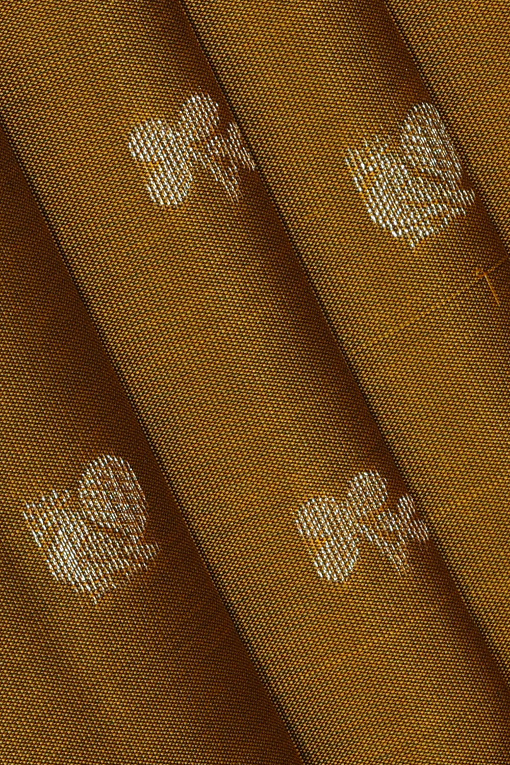 Image of Honey-Mustard South Silk Saree