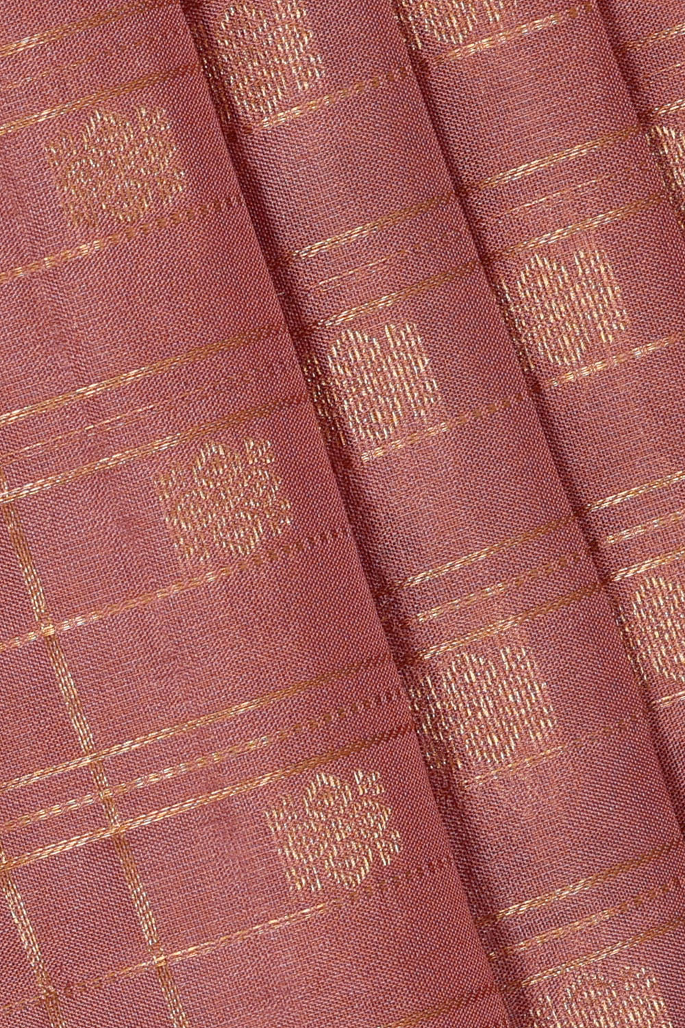 Image of Mauve South Silk Kattam Saree