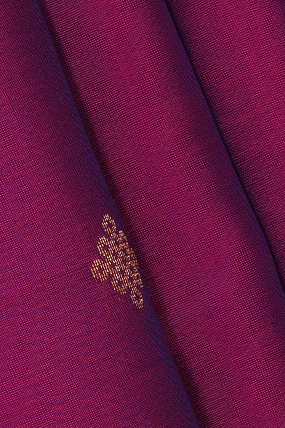 Image of Magenta-Purple South Silk Saree