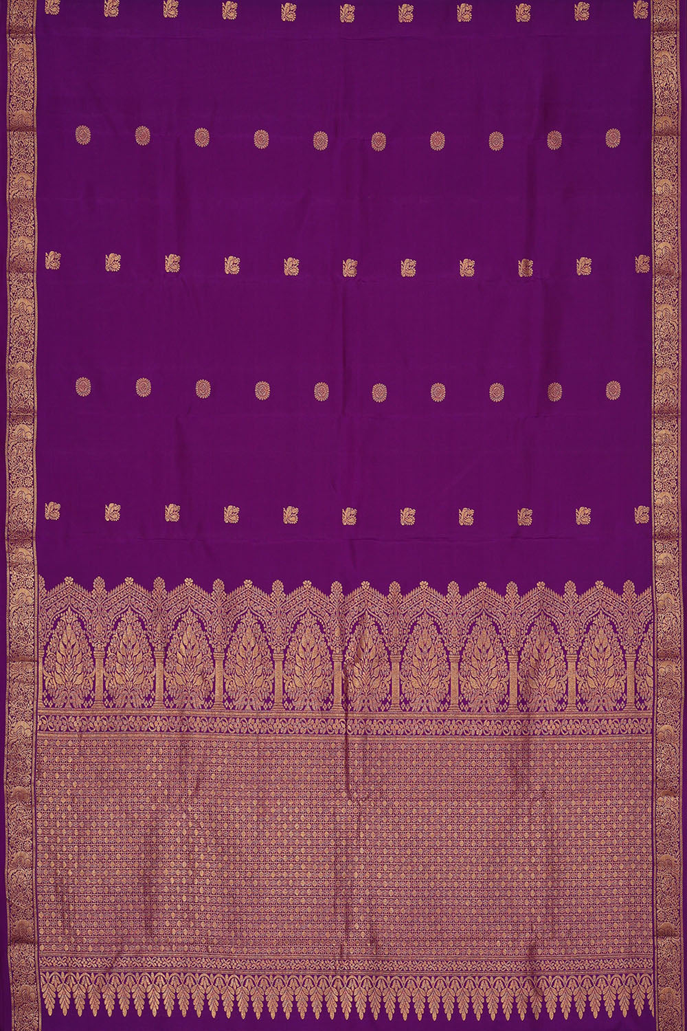 Image of Purple South Silk Saree