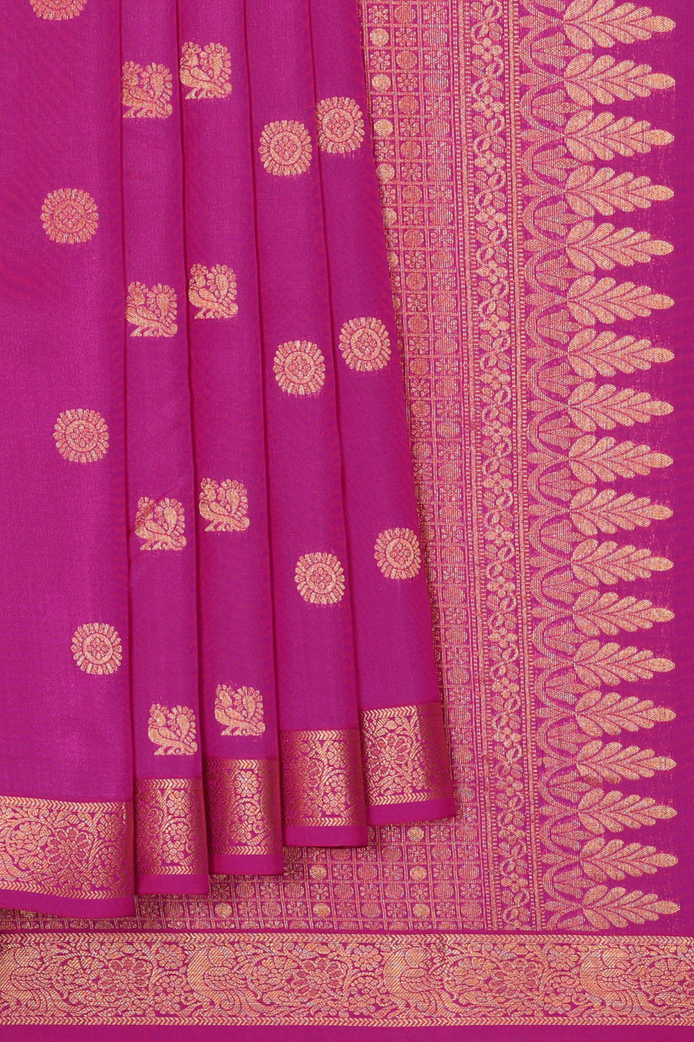 Image of Purple South Silk Saree