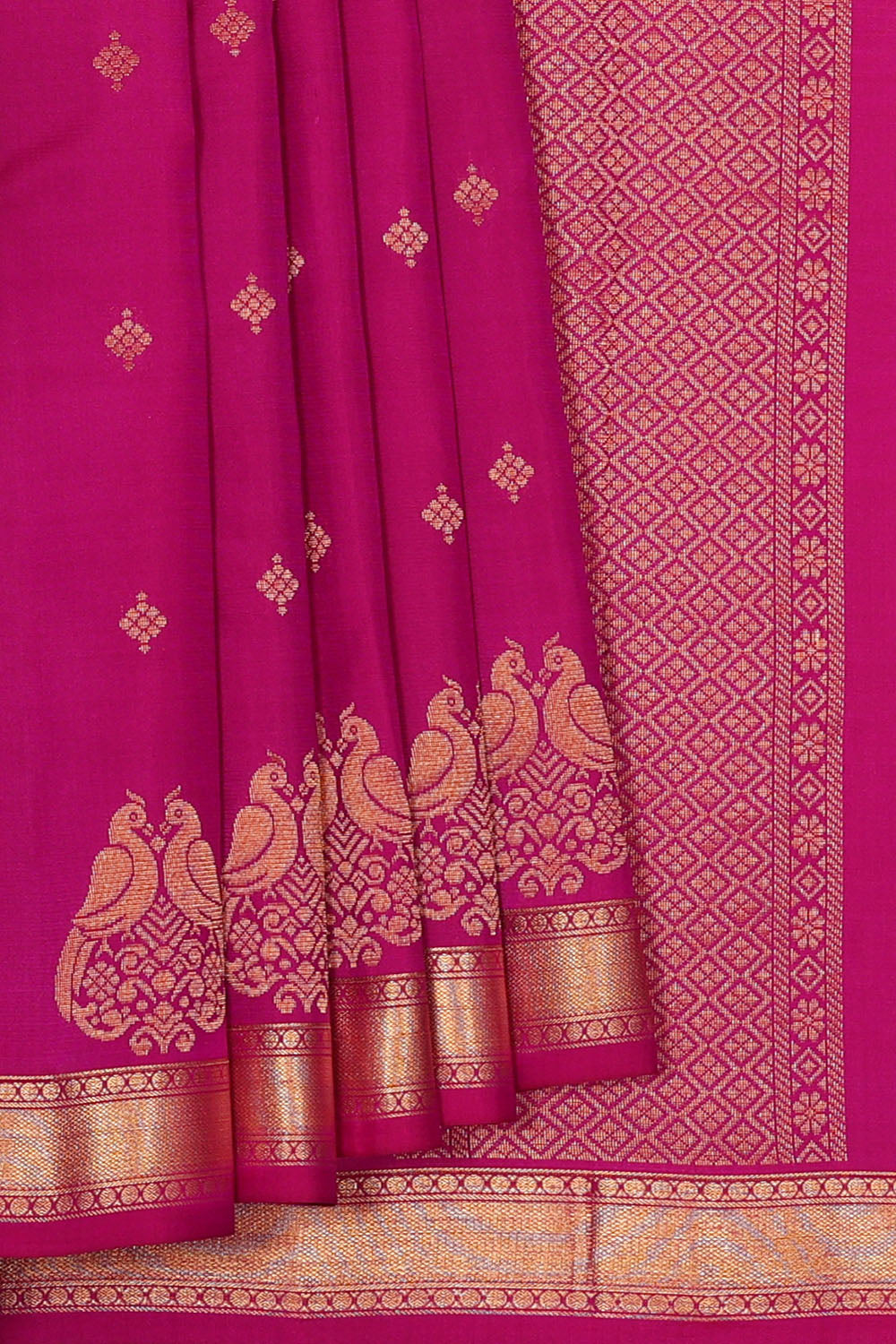 Image of Pink South Silk Saree