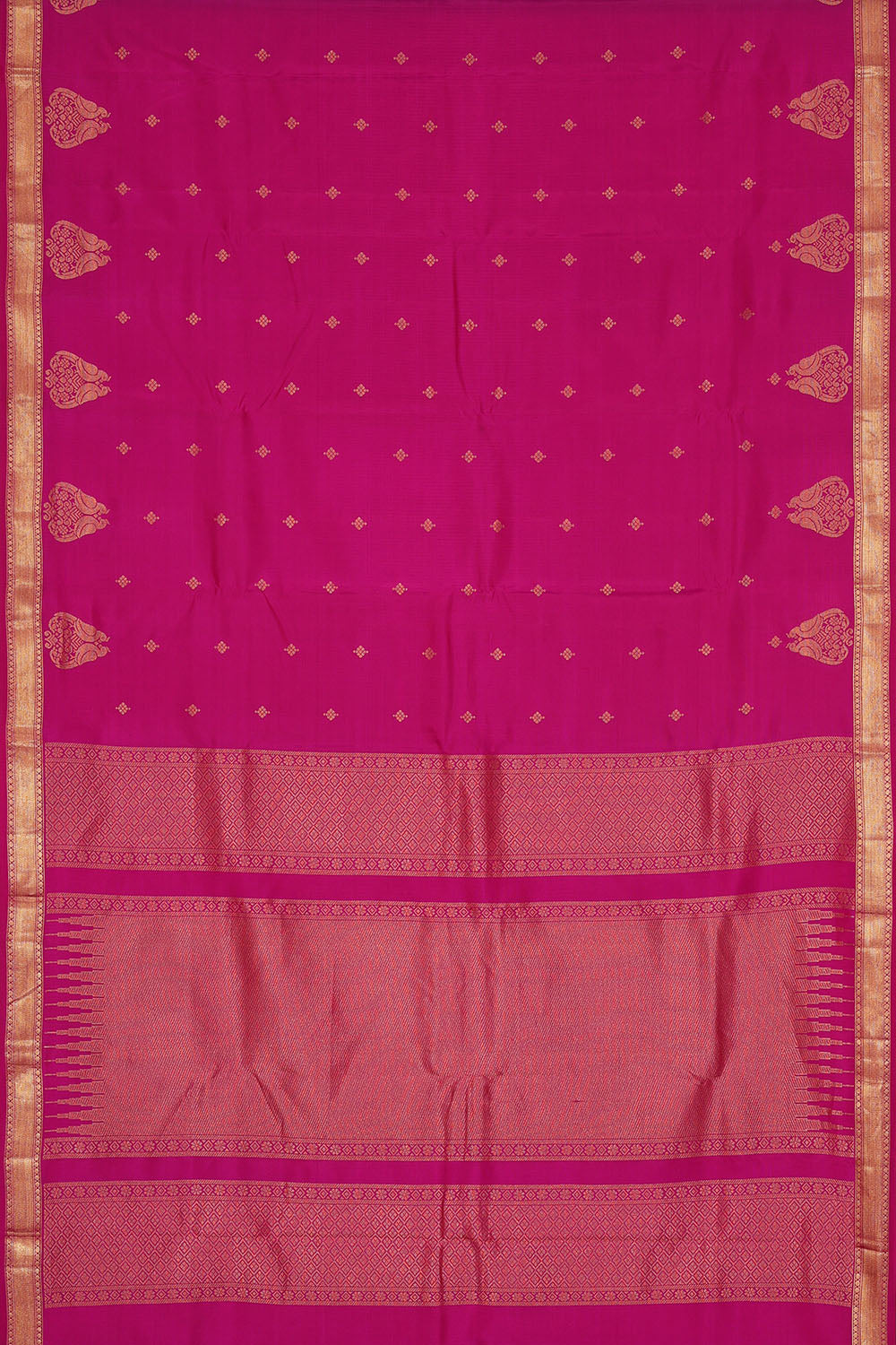 Image of Pink South Silk Saree