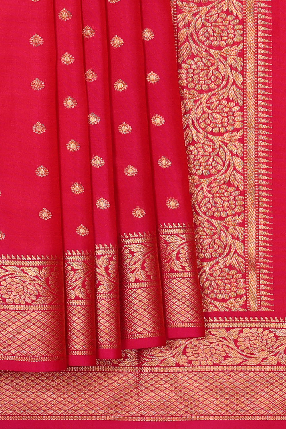 Image of Red South Silk Saree