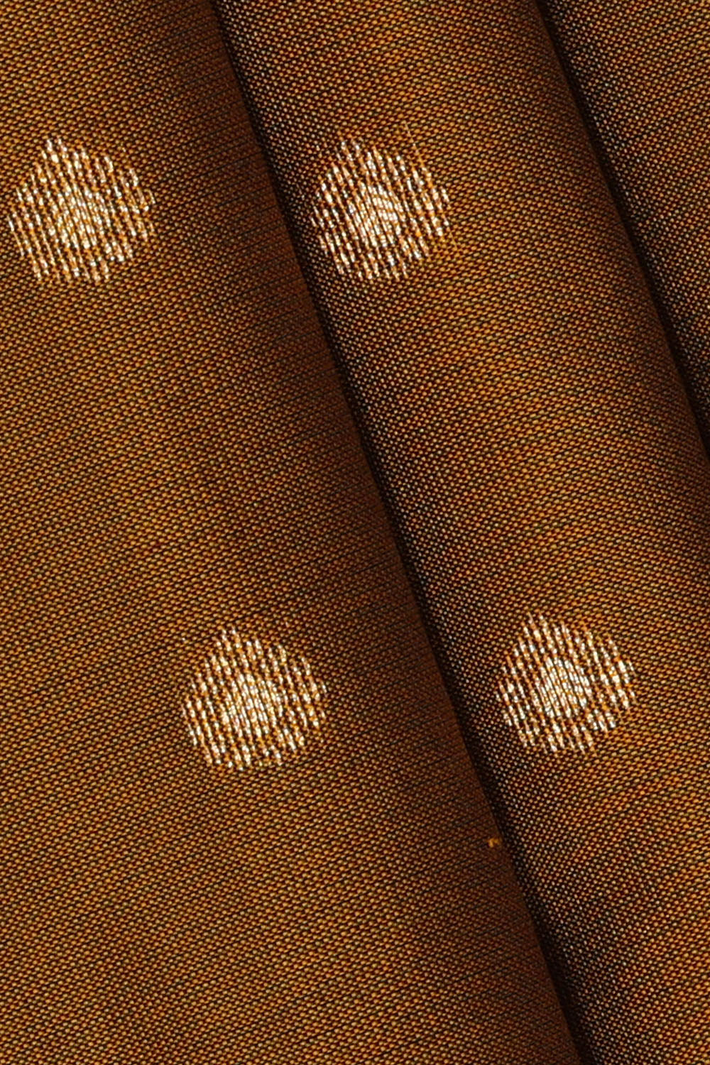 Image of Honey-Mustard South Silk Saree