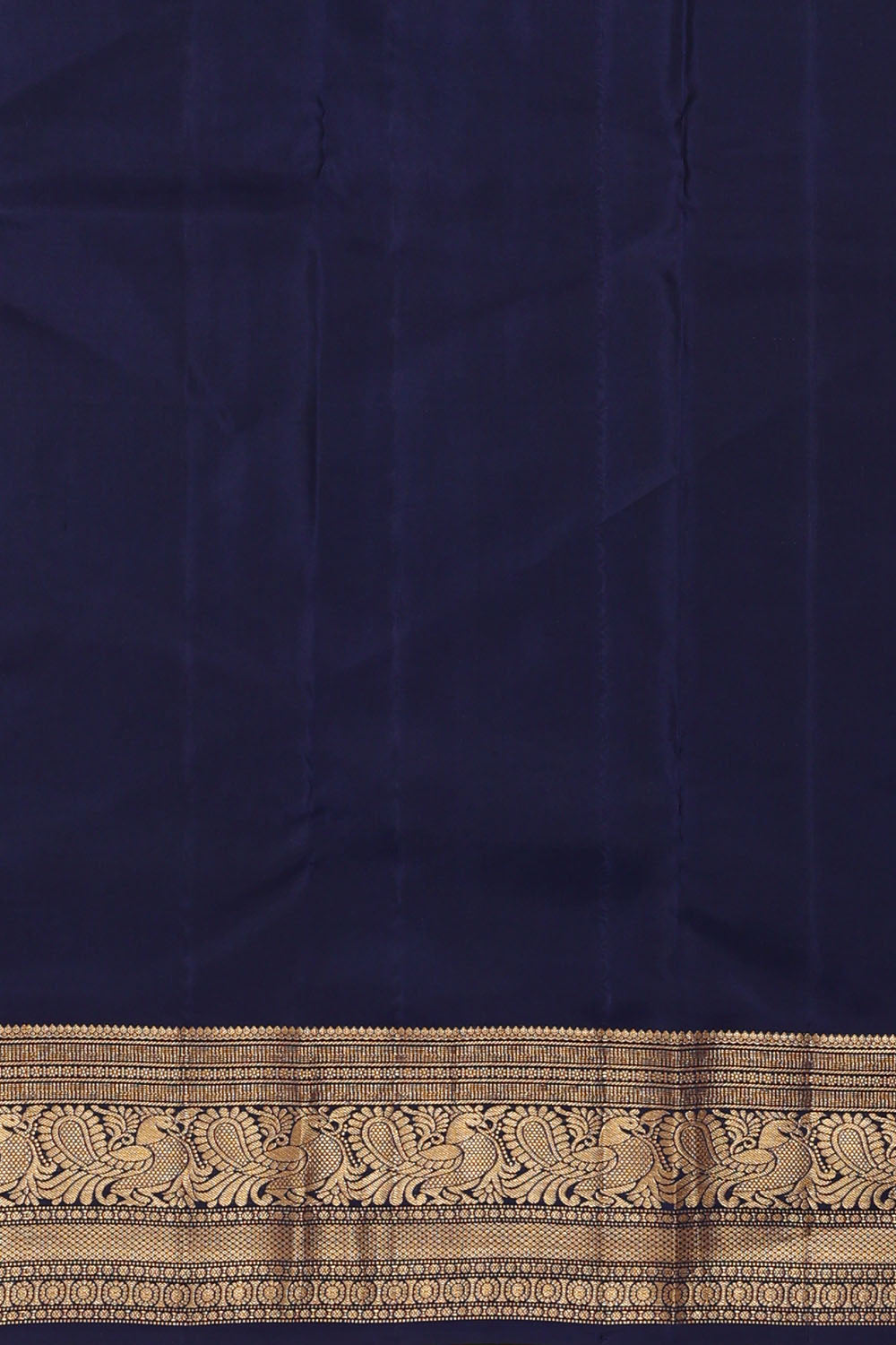 Image of Navy-Blue South Silk Saree
