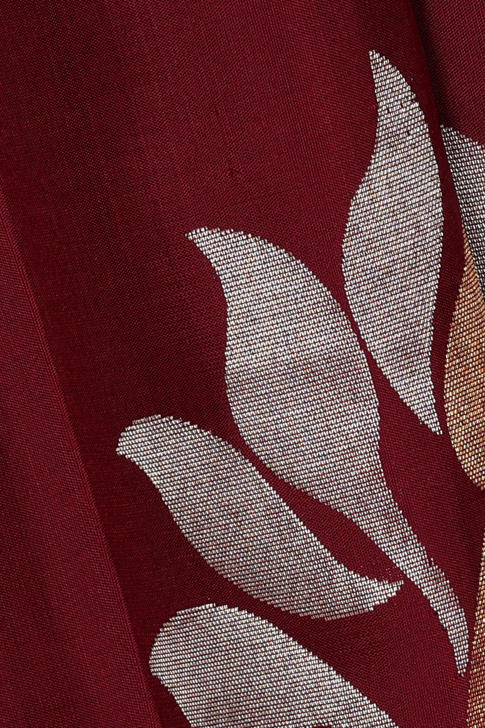 Image of Maroon South Silk Saree