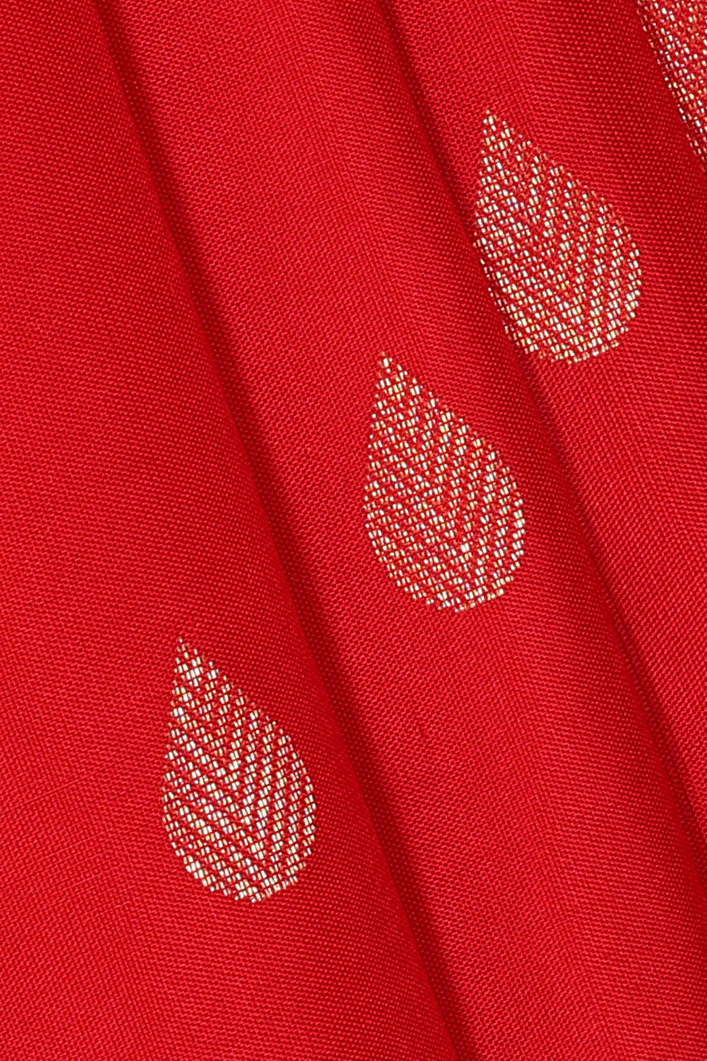 Image of Red South Silk Saree
