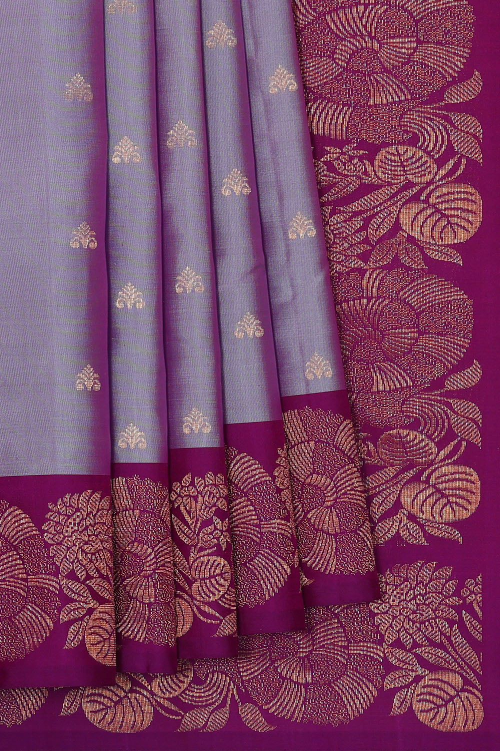 Image of Lavender South Silk Saree