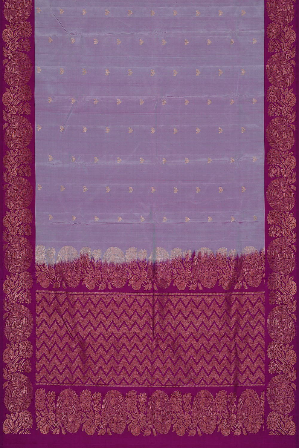 Image of Lavender South Silk Saree