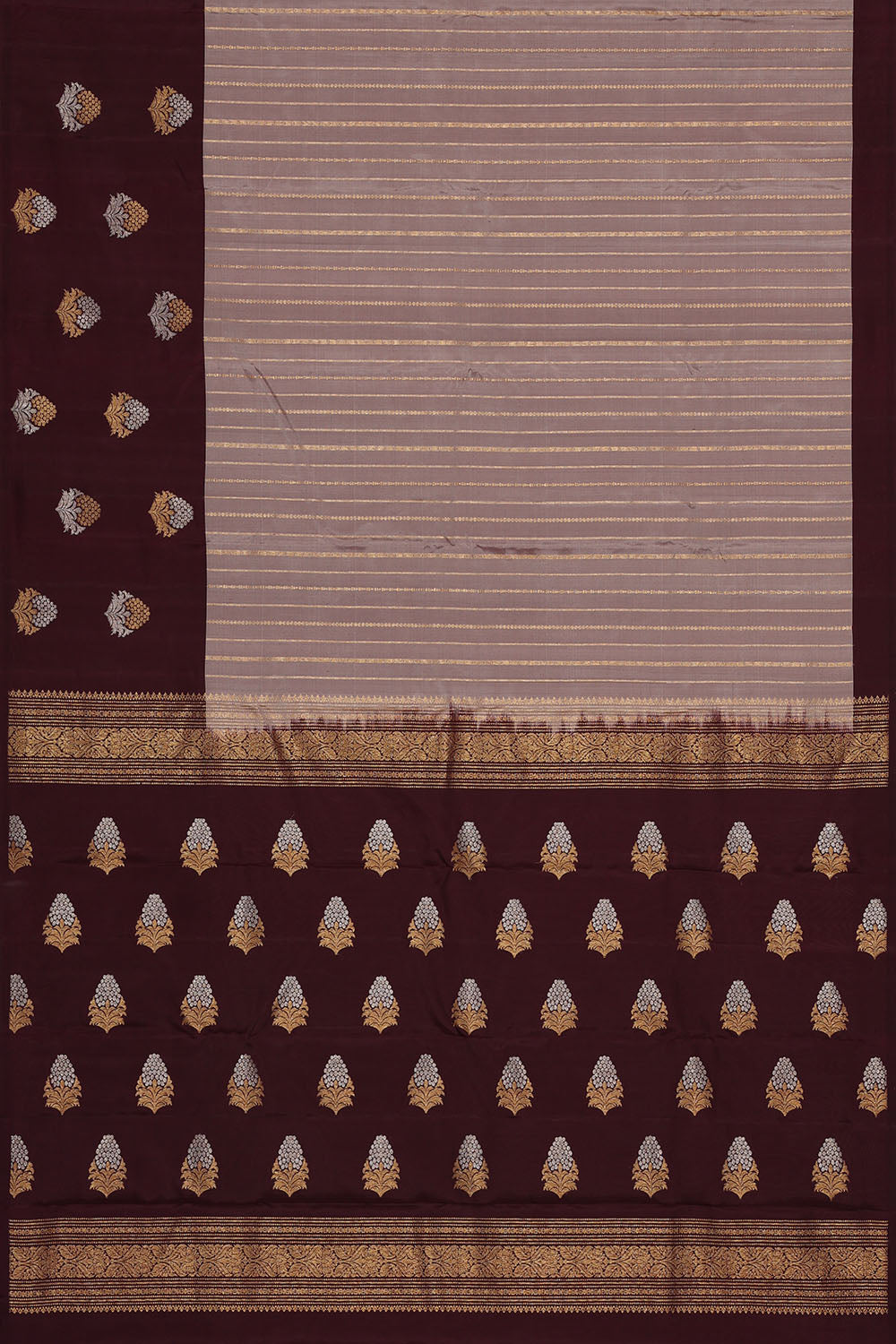 Image of Mauve South Silk Saree